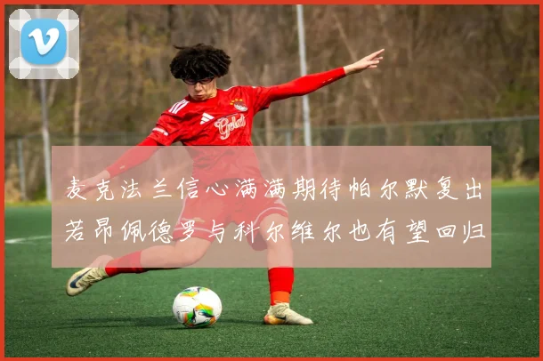 麦克法兰信心满满期待帕尔默复出若昂佩德罗与科尔维尔也有望回归